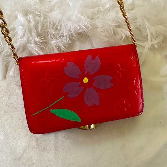 Louis Vuitton Vernis Porte Monnaie Billet Viennois Wallet☝️of a kind & converter - Picture 3 of 16